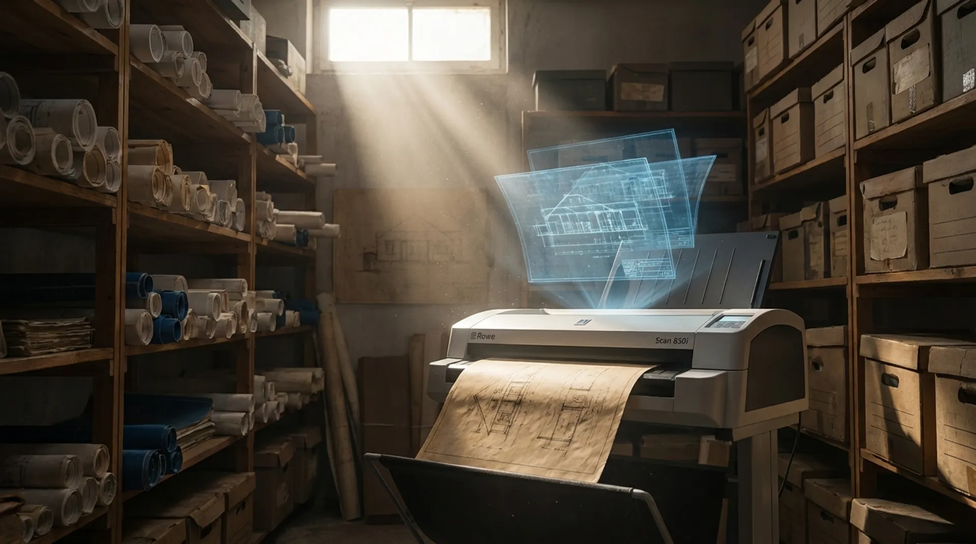 La numérisation grand format comme service : numérisez les archives de vos clients avec le Rowe Scan