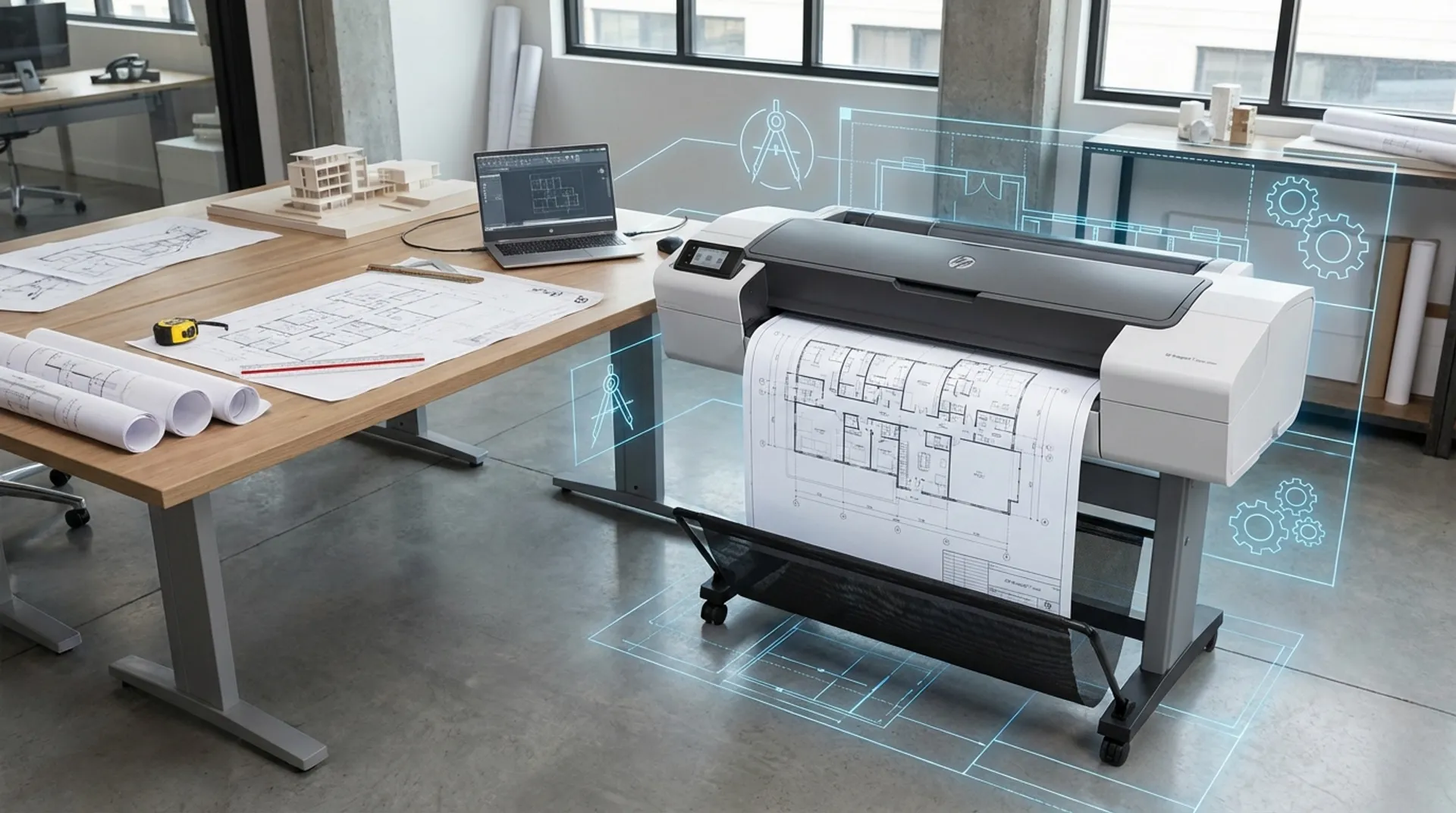 L'efficacité à la mairie : les solutions tout-en-un HP DesignJet MFP
