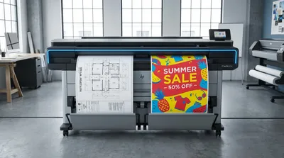 Nieuwe markten aanboren: Hoe u met één machine zowel bouwplannen als posters verkoopt