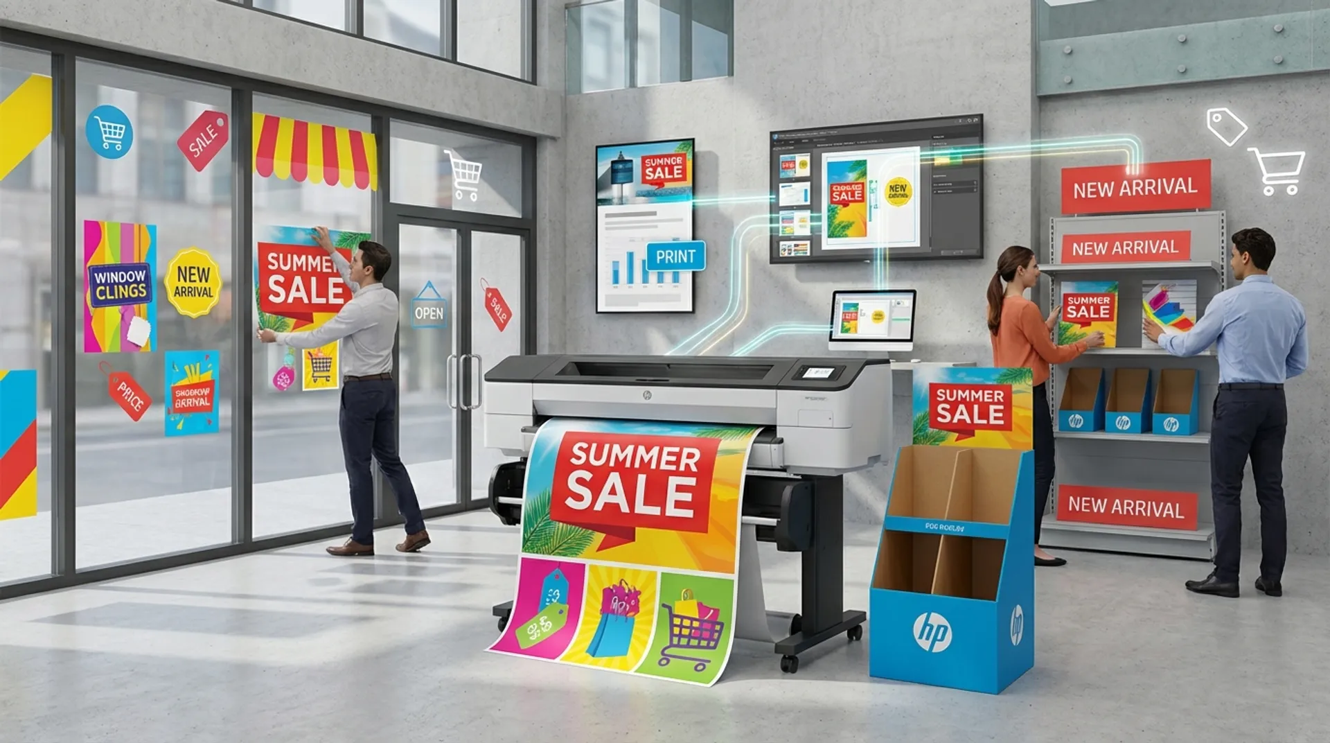 In-House Retail Marketing: Sneller Reageren op de Markt met de HP PageWide XL Pro
